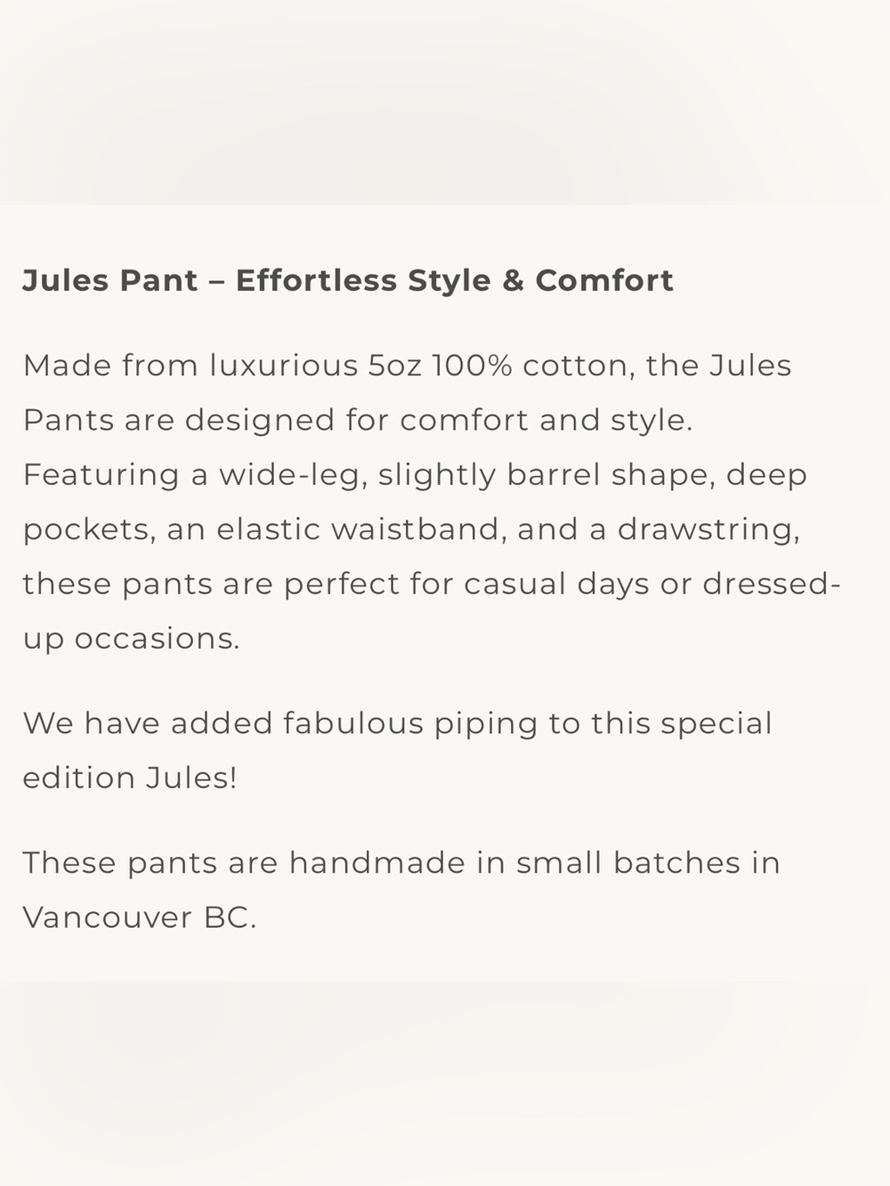 Shelter Jules Pant - White with black piping size 2X/3X - Picture 3 of 4
